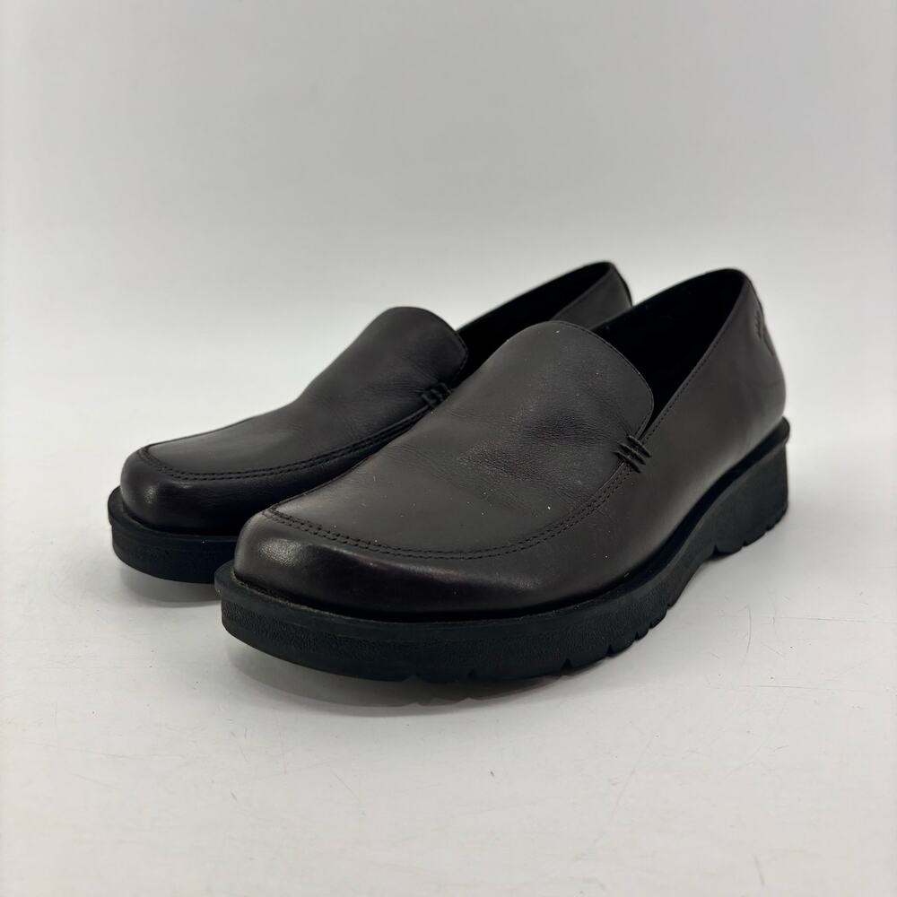Bare Traps Ecstasy Brown Women’s Loafers Size 6 Leather Slip On - Picture 10 of 11